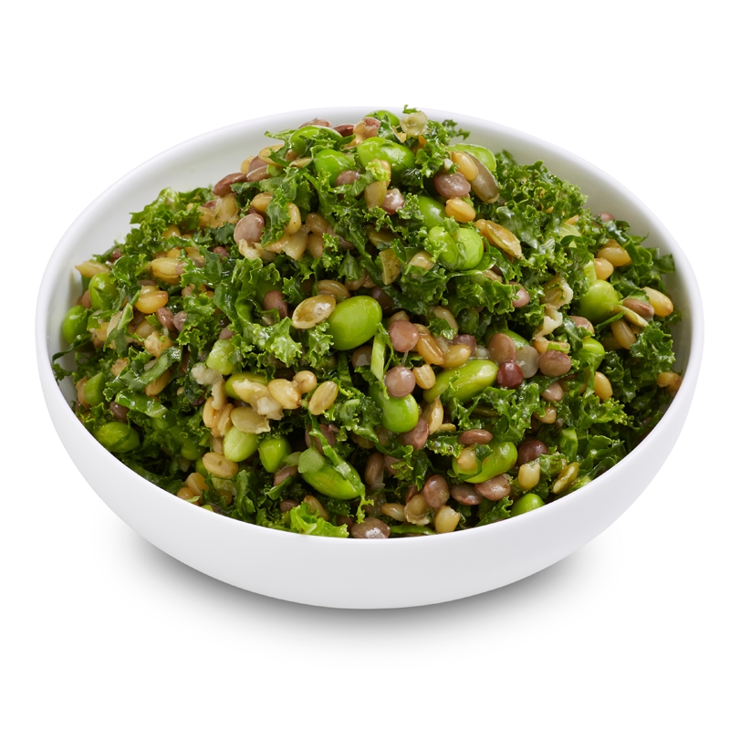 Salad Servers Edamame, Freekeh & Kale