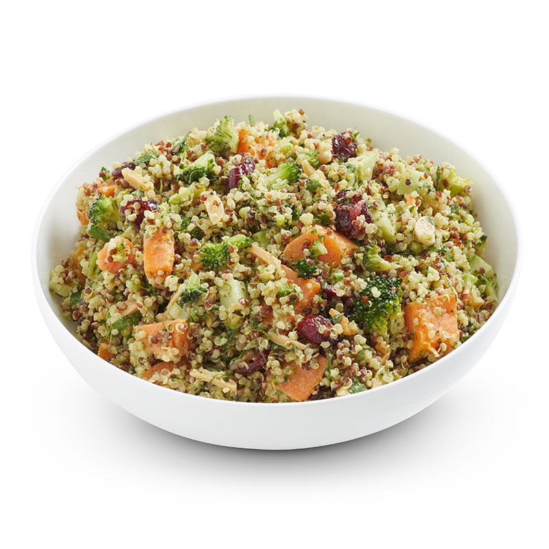Salad Servers Herby Quinoa & Broccoli w Green Tahini Dressing