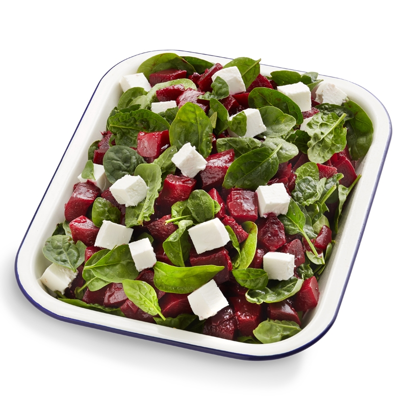 Salad Servers Beetroot, Spinach & Feta