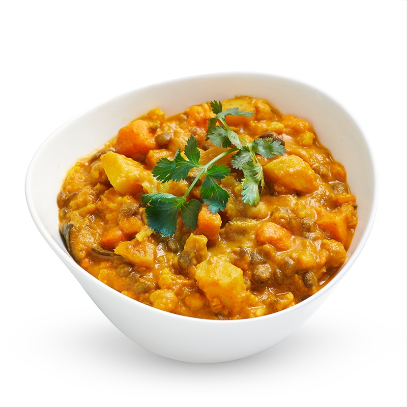 Salad Servers Loaded Veggie Indian Curry