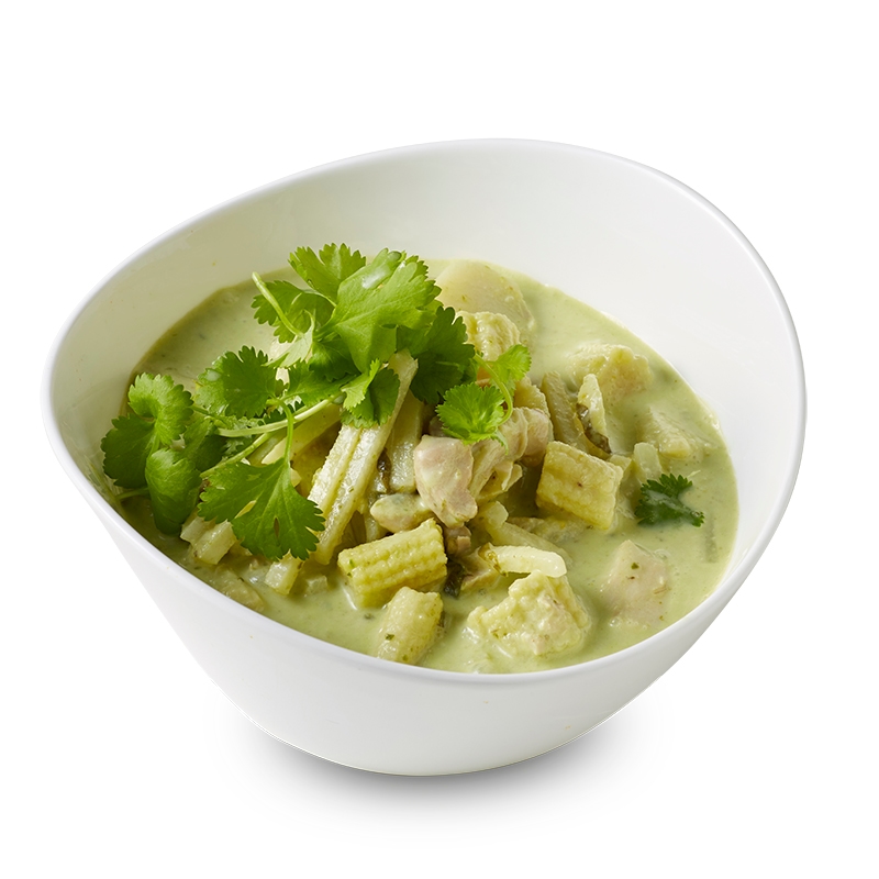 Salad Servers Thai Green Chicken Curry