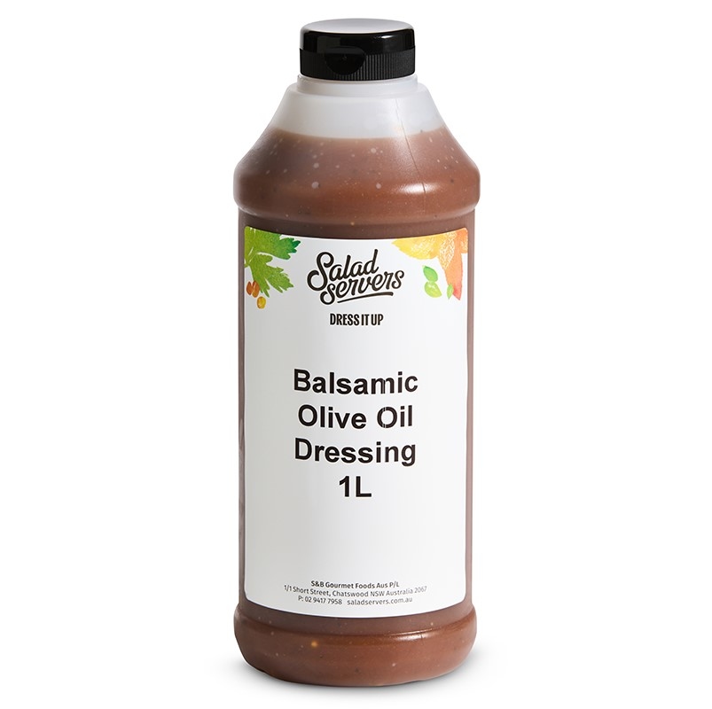 Salad Servers Balsamic Dressing 1L x 4