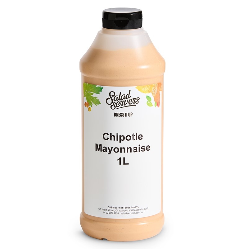 Salad Servers Chipotle Mayonnaise 1L x 4