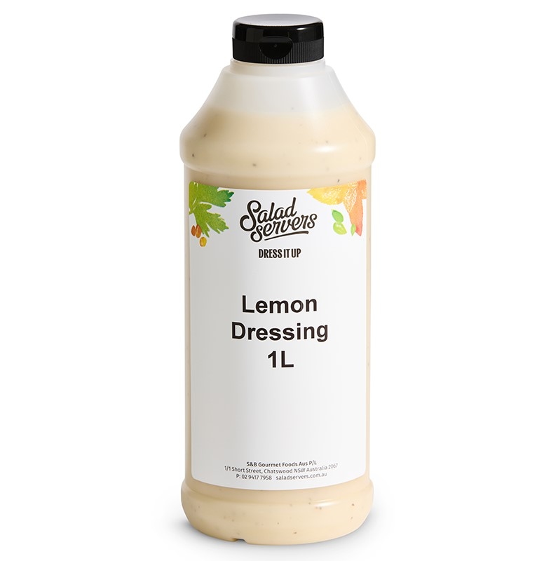 Salad Servers Lemon Dressing 1L x 4