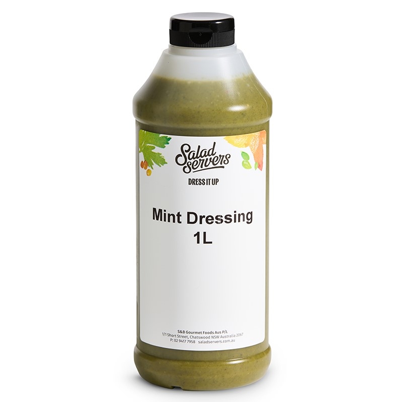 Salad Servers Mint Dressing 1L x 4