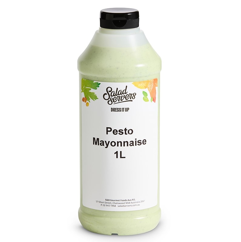 Salad Servers Pesto Mayonnaise 1L x 4