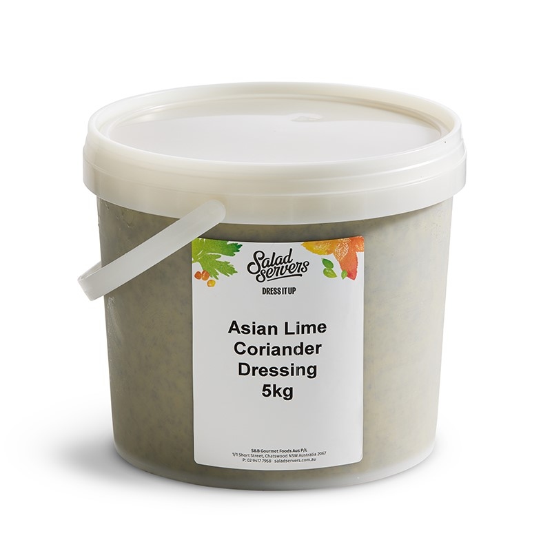 Salad Servers Asian Lime Coriander Dressing 5kg x 2