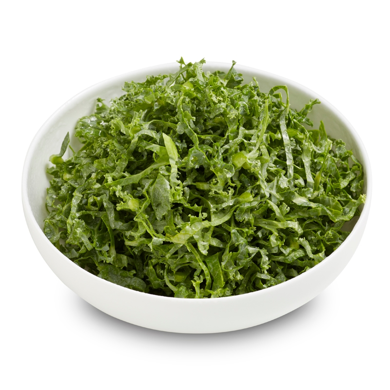 Salad Servers Kale shredded