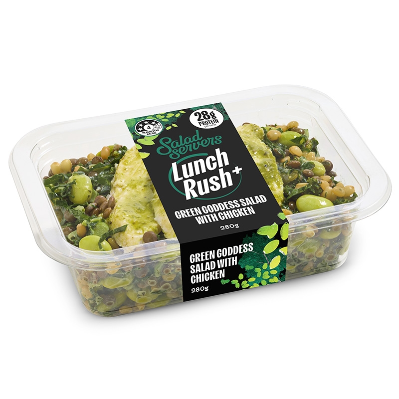Salad Servers LR+ Green Goddess Salad w Chicken x 4