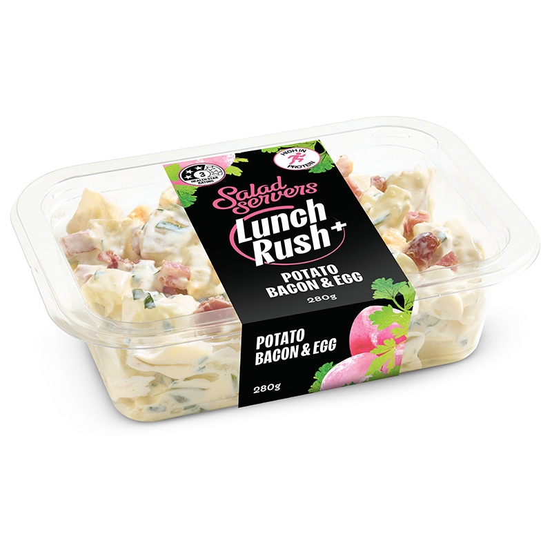 Salad Servers LR+ Potato Bacon & Egg x 4