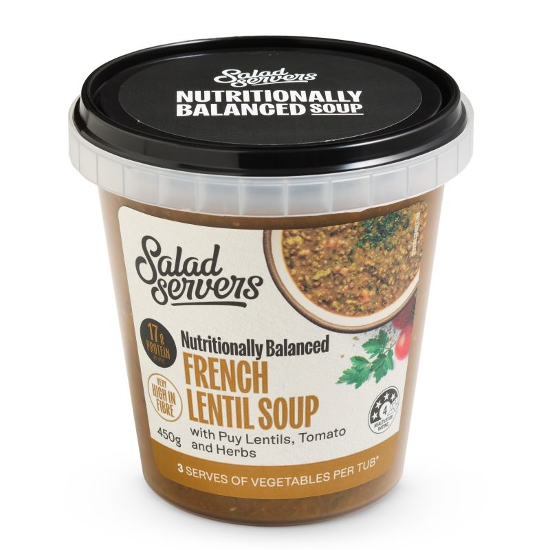 Salad Servers French Lentil Soup x 6