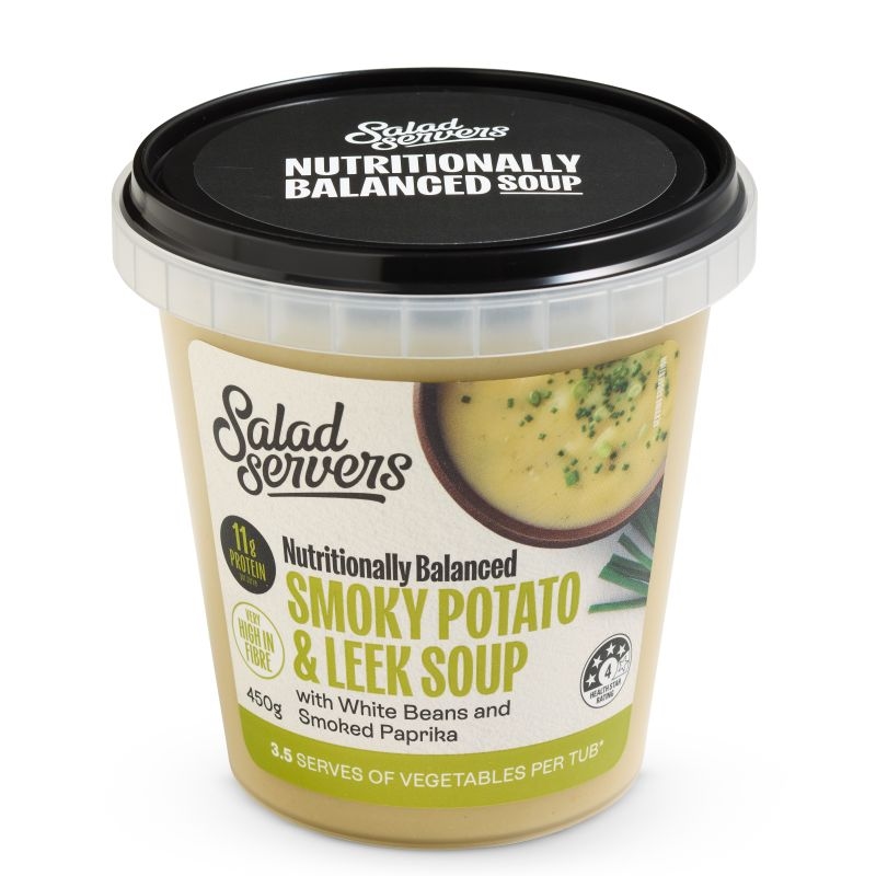 Salad Servers Smoky Potato & Leek Soup x 6