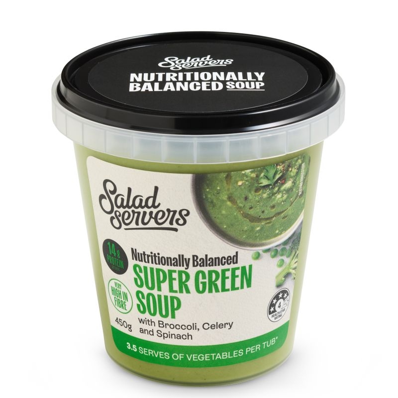Salad Servers Super Green Soup x 6