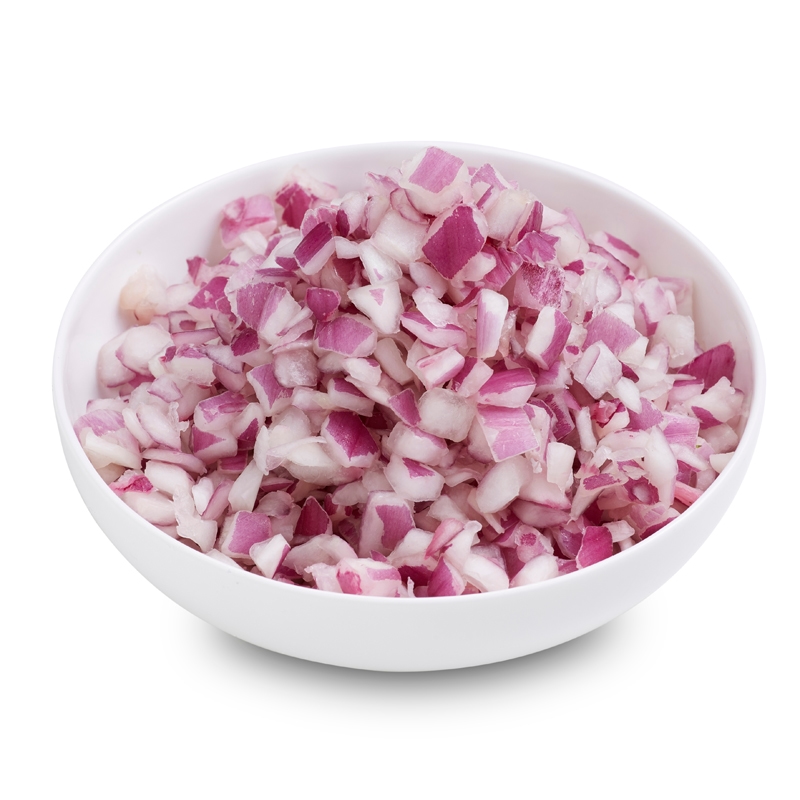 Salad Servers Onions Red diced 10mm
